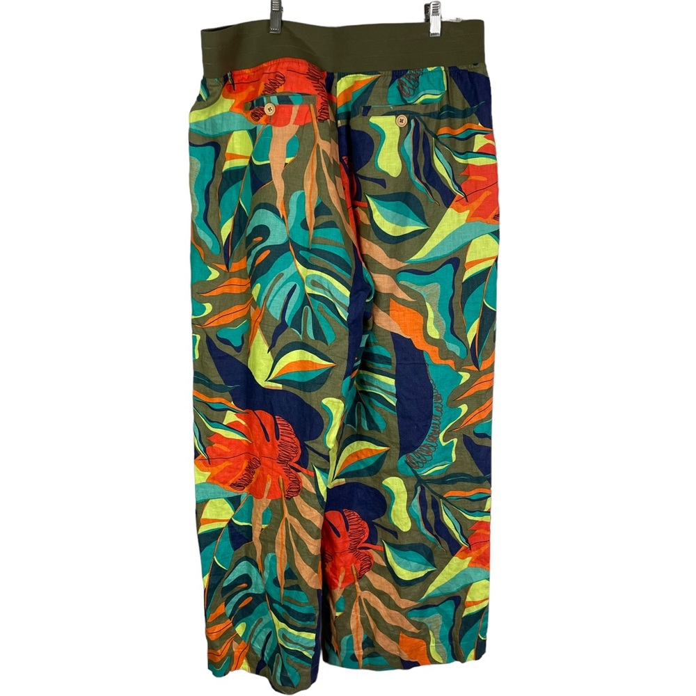 Soft Surroundings Aliso Point Tropical Linen Pants - Picture 3 of 5
